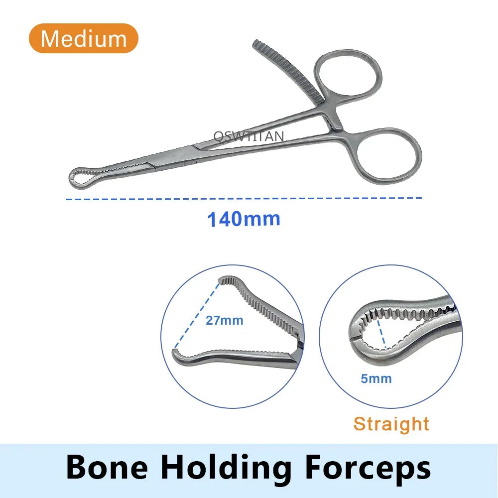 Small Serrated Bone Holding Forceps Orthopedic Mini Clamp – Dog Supplies