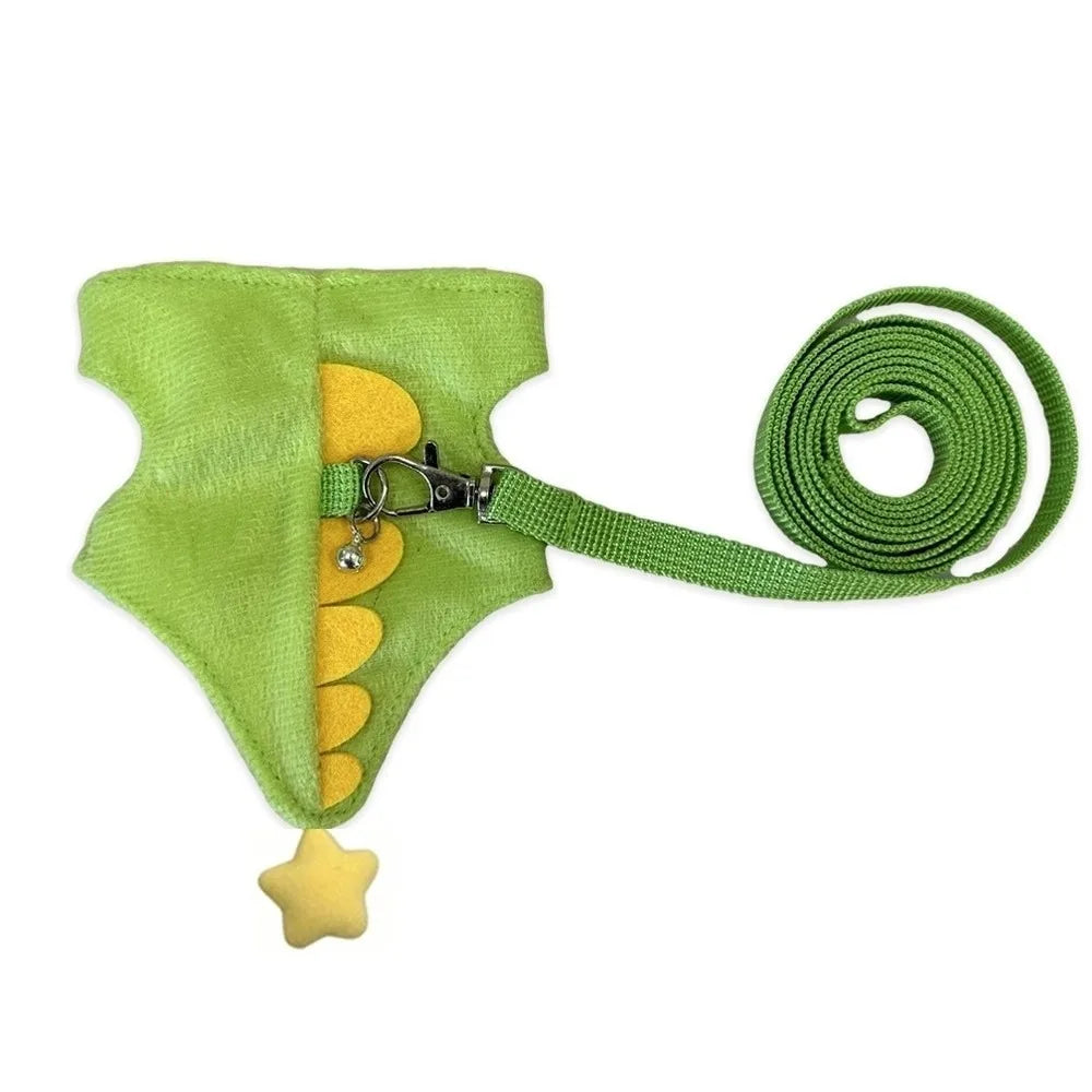 Cute Cartoon Ferret Vest Harness Adjustable - MyPetDollar.com