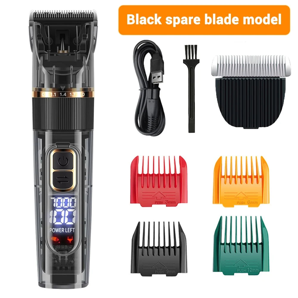 Electric Pet Grooming Clipper with Smart Display Three Speed, Waterproof