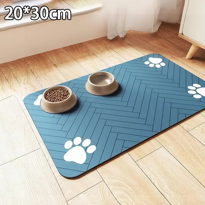 Pet Placemat Diatomaceous Mud Material Waterproof Absorbent