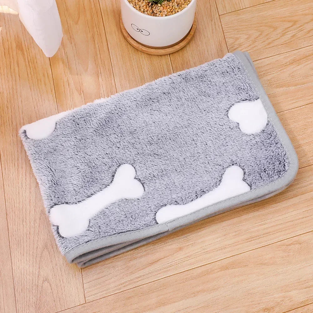Dog Blanket Washable Fuzzy Soft Pet Mat - MyPetDollar.com