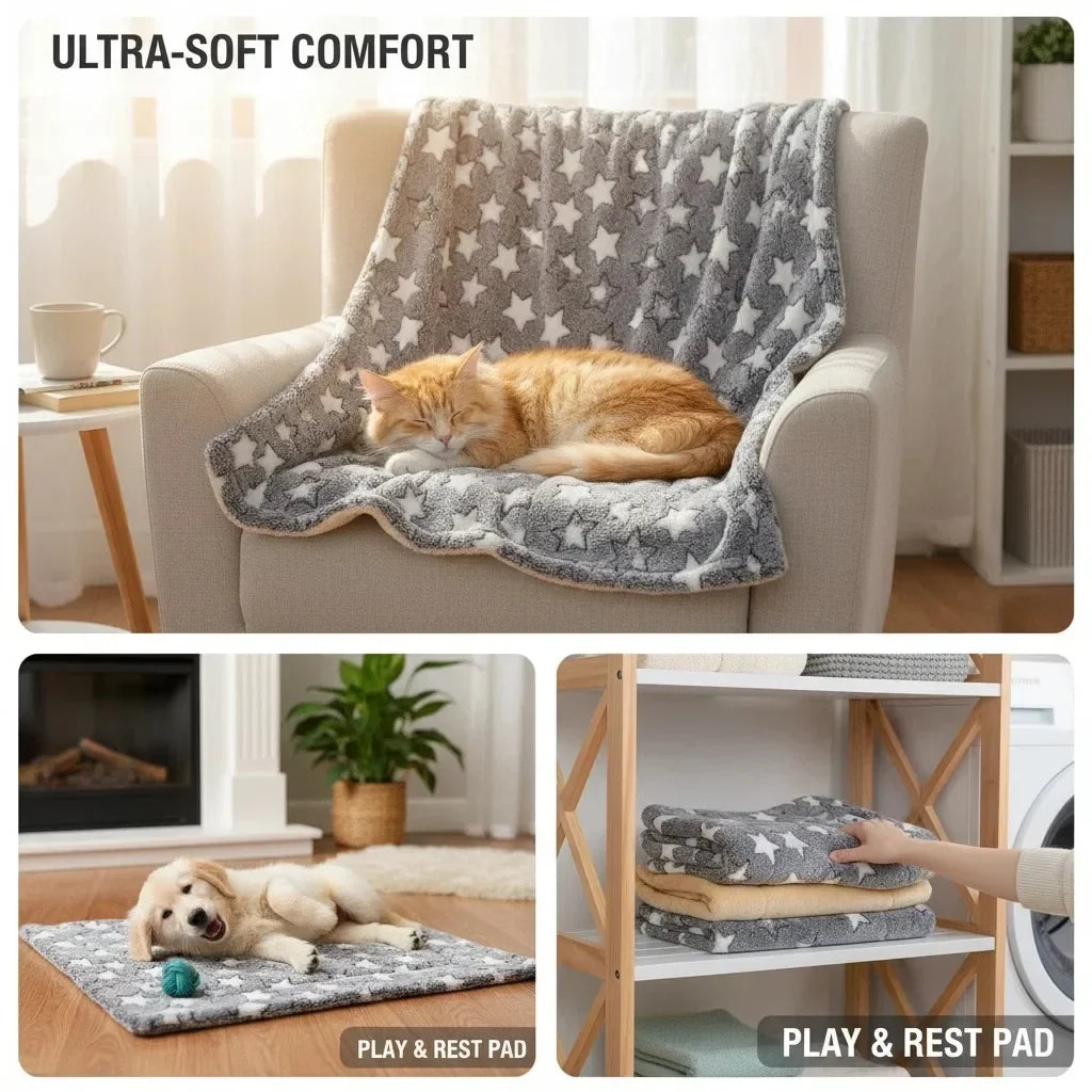 Portable Dog Sleeping Bed Mats Pet Blanket - MyPetDollar.com