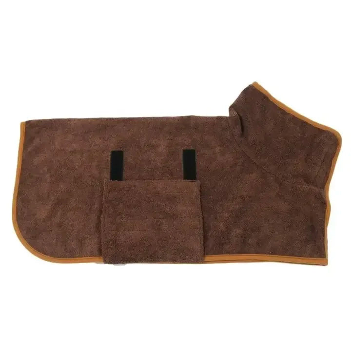 Fast Drying Dog Bathrobe, Microfiber - MyPetDollar.com