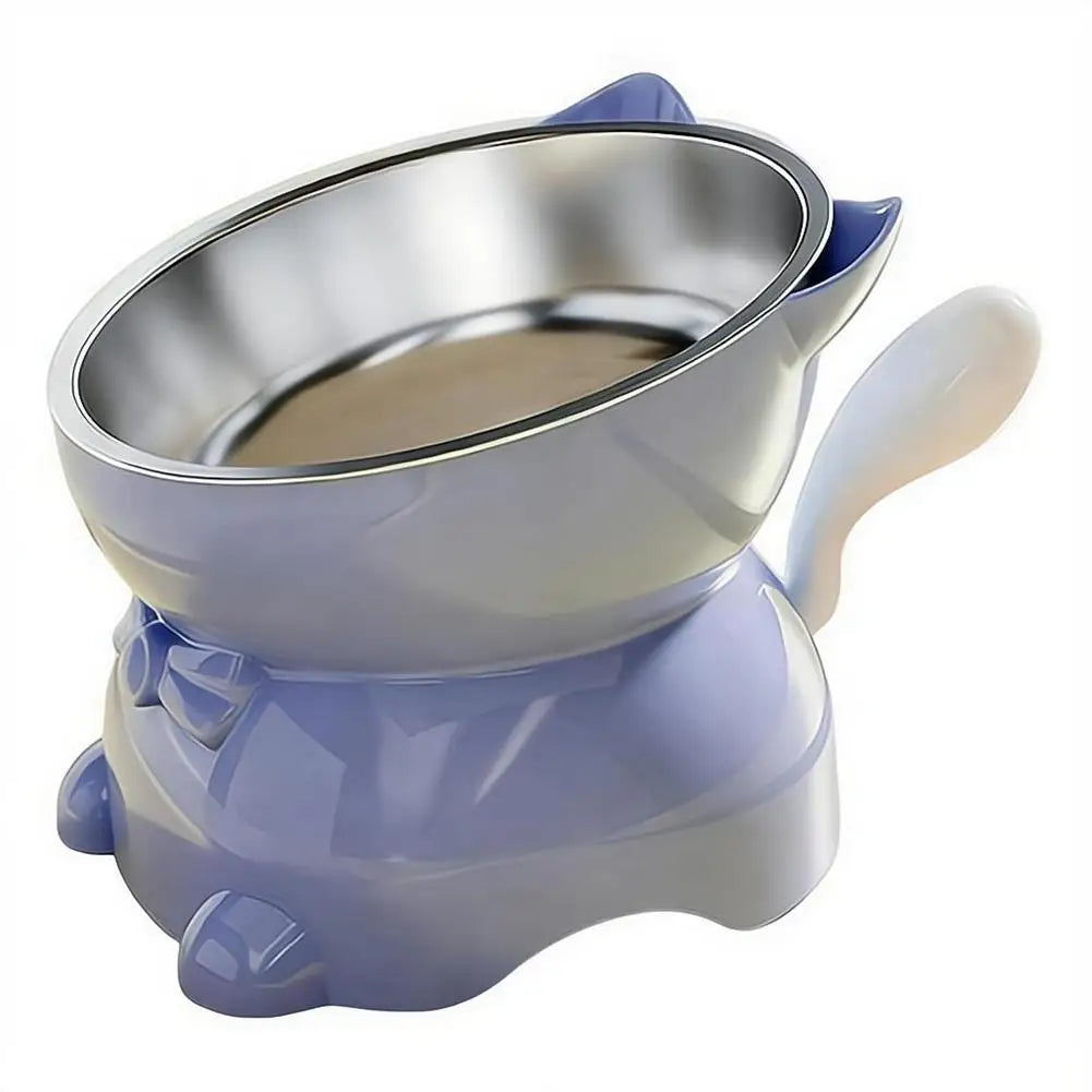Creative Cat Head Shaped Bowl Cat Food Bowl - MyPetDollar.com