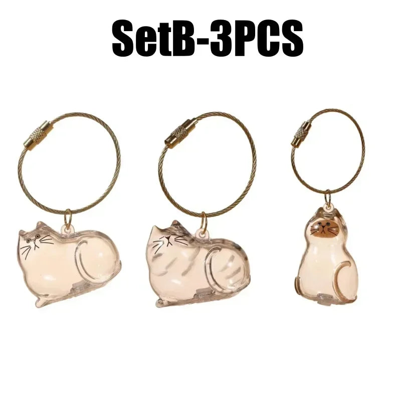 Cute Transparent Cat Fur Display Capsule Toy - MyPetDollar.com