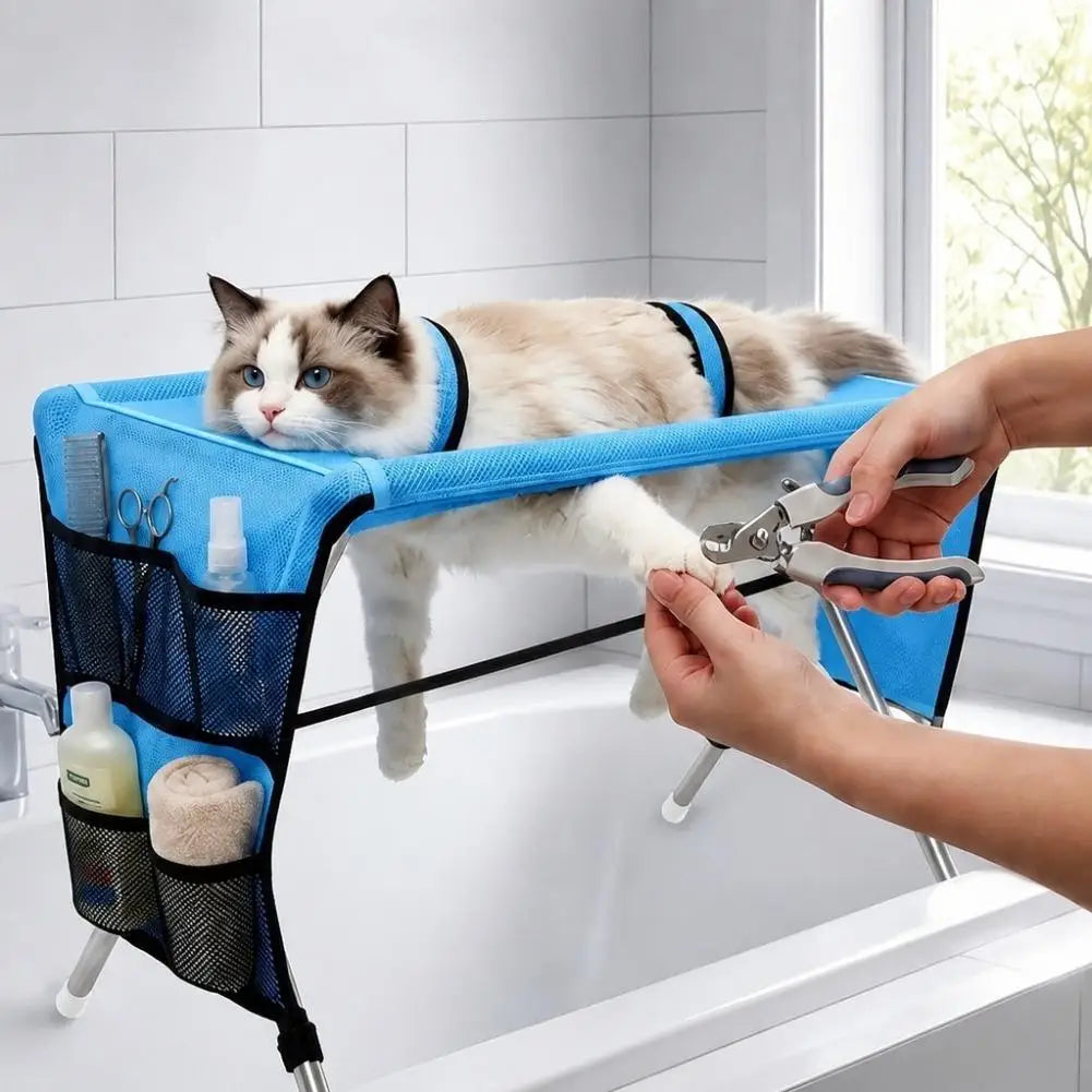Foldable Pet Grooming Hammock Stand Quick - MyPetDollar.com
