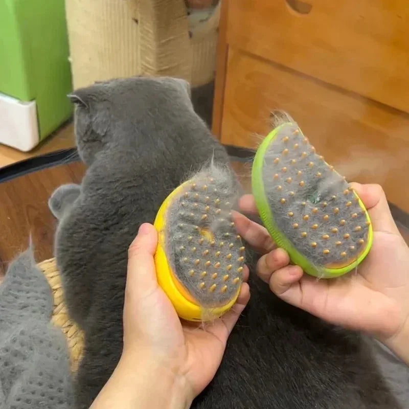 3-in-1 Electric Steam Pet Grooming Brush, - MyPetDollar.com