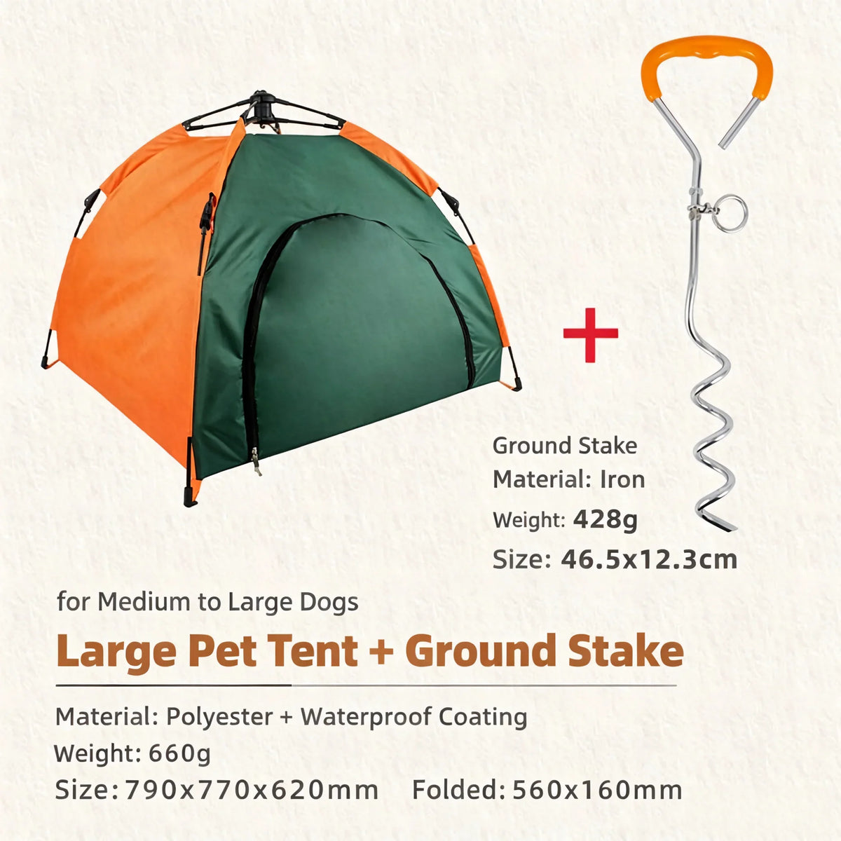 CLS Pet Camping Cot for Small Medium Dogs –, Waterproof