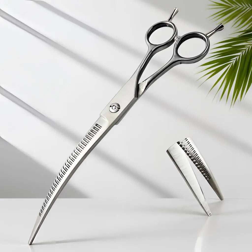 Wingsbro 8 Inch Dog Curved Drooming Scissors – Dog Supplies