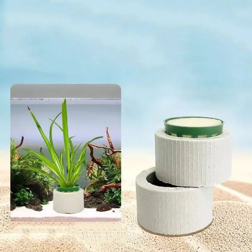Aquarium decoration Ceramic fish tank Plant - MyPetDollar.com