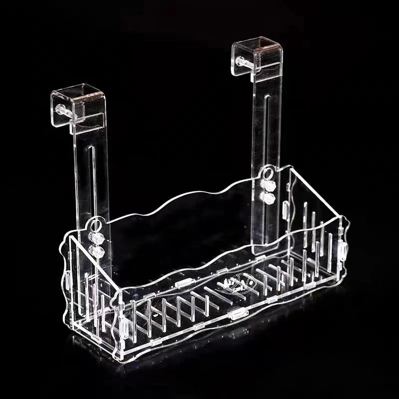 Hanging Fish Tank Crystal Acrylic Pot Polka - MyPetDollar.com