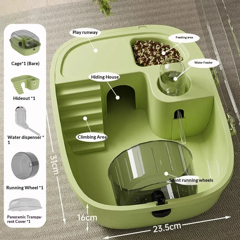Luxury Large Capacity Hamster Golden Cage