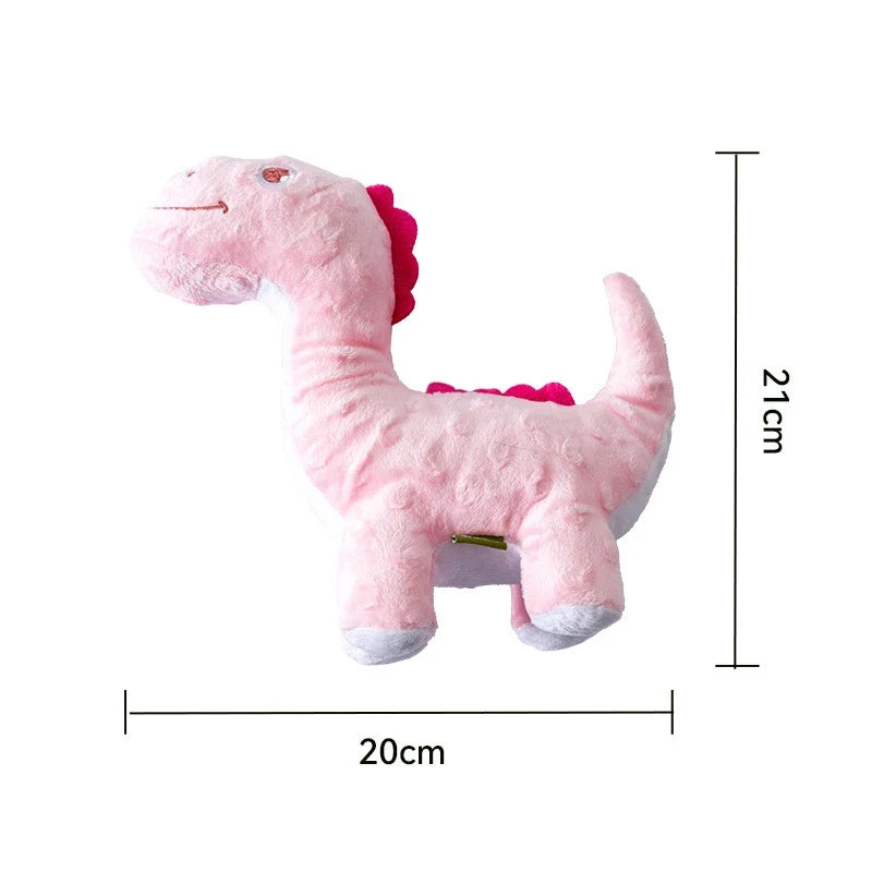 Durable Dinosaur Series Pet Squeaky Plush Toy