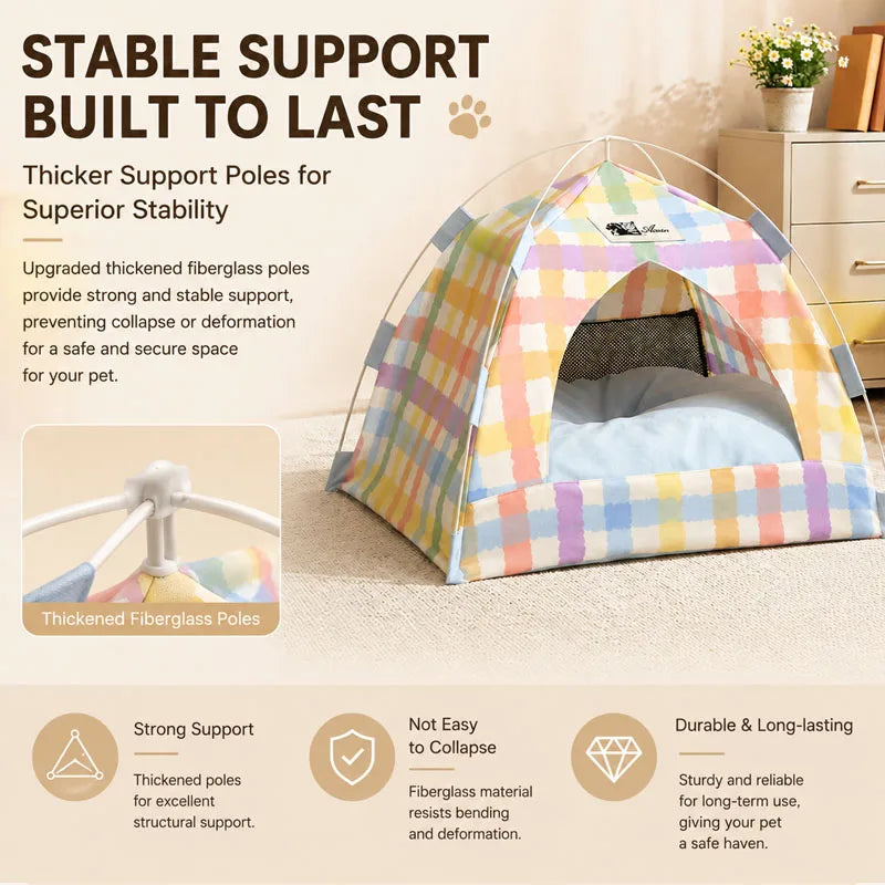 Pet Tent Bed Removable Cat Sofa Basket - MyPetDollar.com