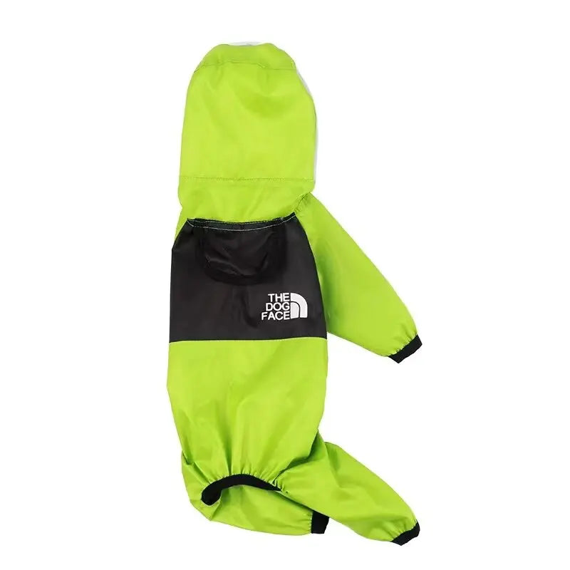 Pet Dog Raincoat Transparent Hooded Jumpsuit - MyPetDollar.com