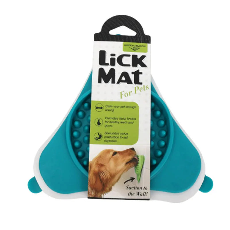 Pet Licking Mat Slow Feeder with Suction Cup – Dog Bowls & Feeders