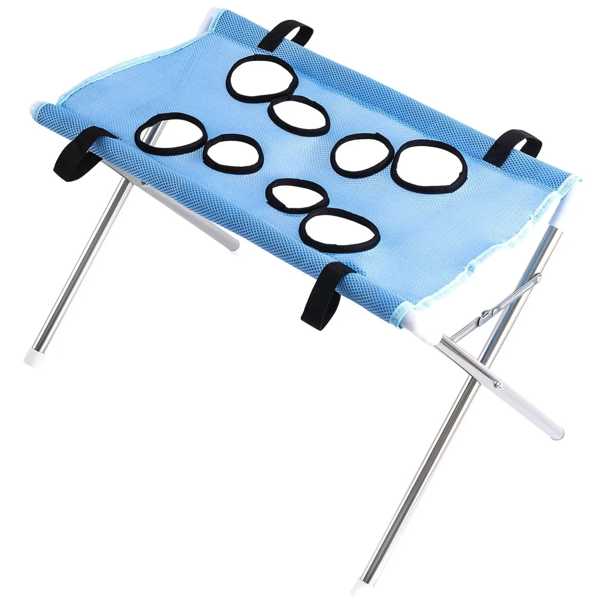 Foldable Stainless Steel Pet Grooming Hammock Stand