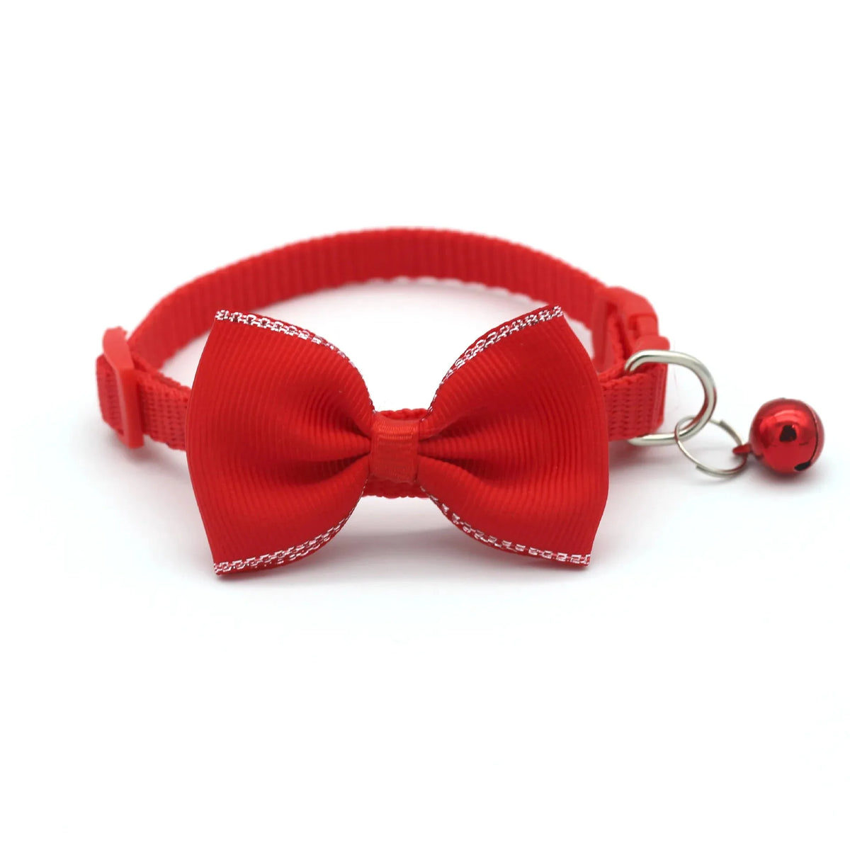Cat Collar Solid Color Bowknot Puppy - MyPetDollar.com