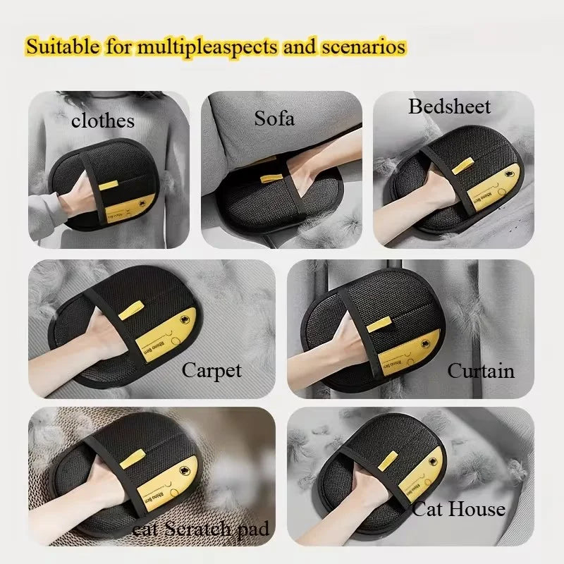 Pet Hair Removal Gloves Removes Pet Hair And - MyPetDollar.com