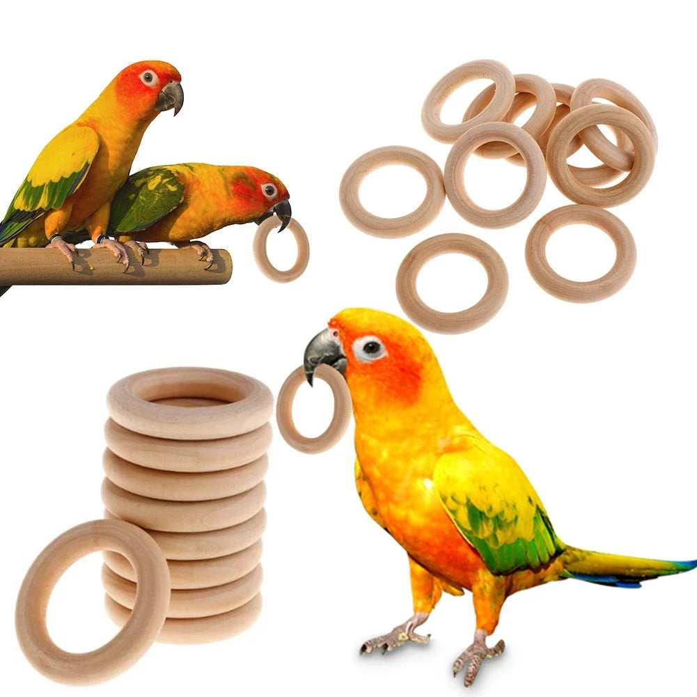 Interactive Rattan Balls Parrot Toys for Birds