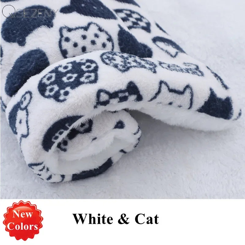 Pet Sleeping Mat Warm Dog Bed Soft Fleece - MyPetDollar.com
