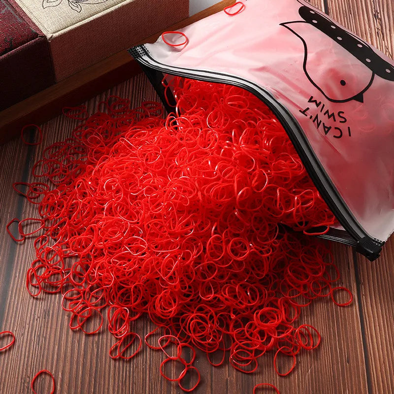 300PcsColourful Cat & Dog Rubber Band Elastic Hair Headband – 16 Colors
