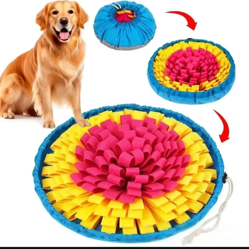 New Pet Sniffing Pad Flower-shaped Slow Food - MyPetDollar.com