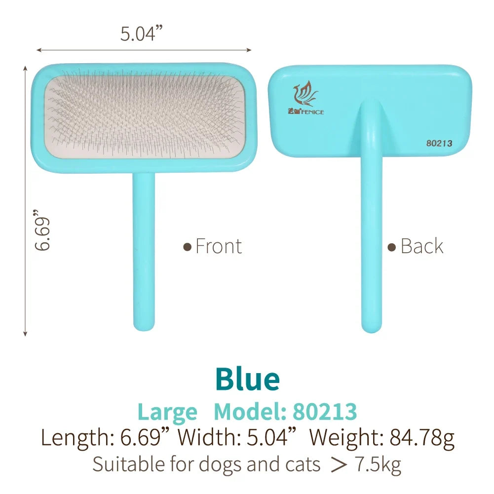 Fenice Pet Grooming Steel Shedding Long Comb - MyPetDollar.com