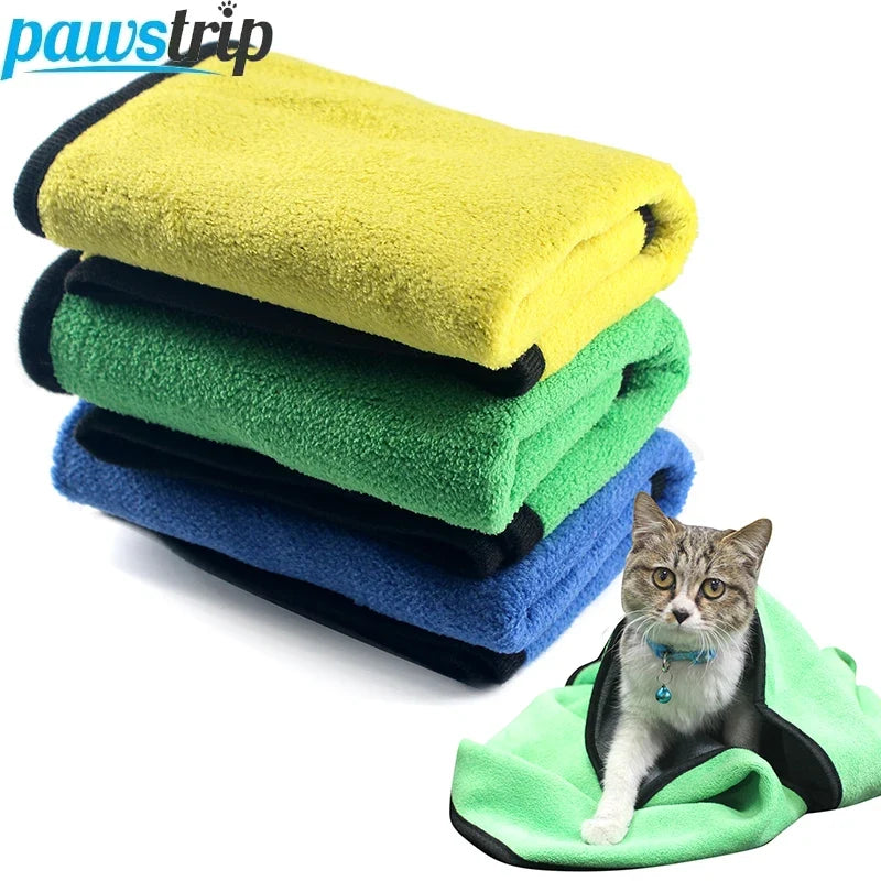 Quick-Drying Pet Towel Absorbent Pet Bath - MyPetDollar.com
