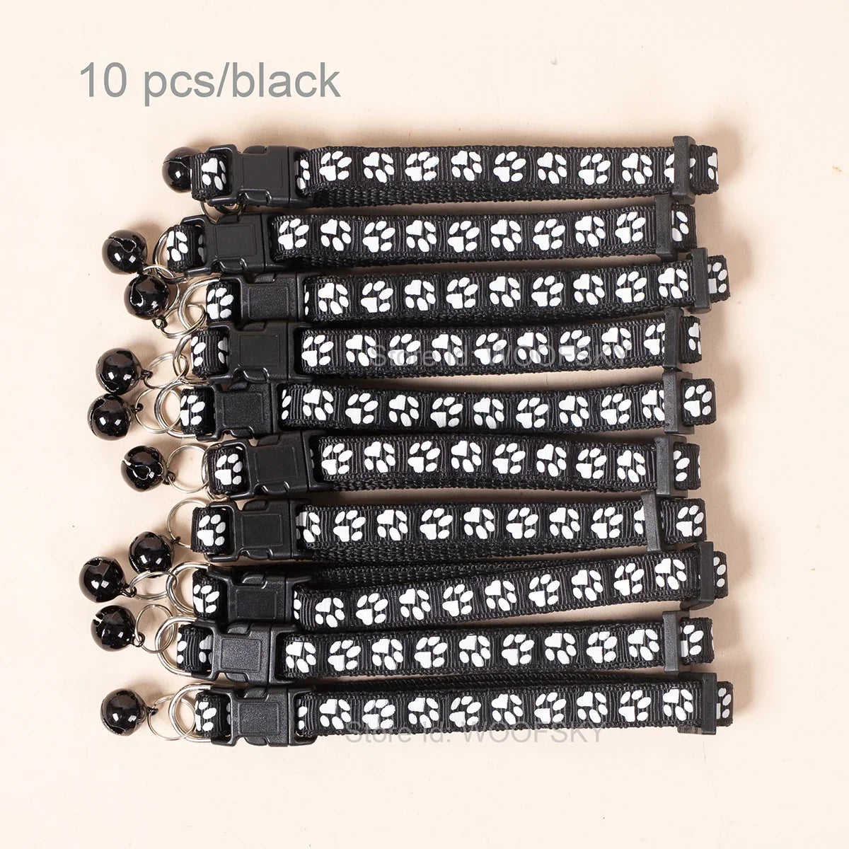 10pcs Colorful Pet Collars with Bell 23 - MyPetDollar.com