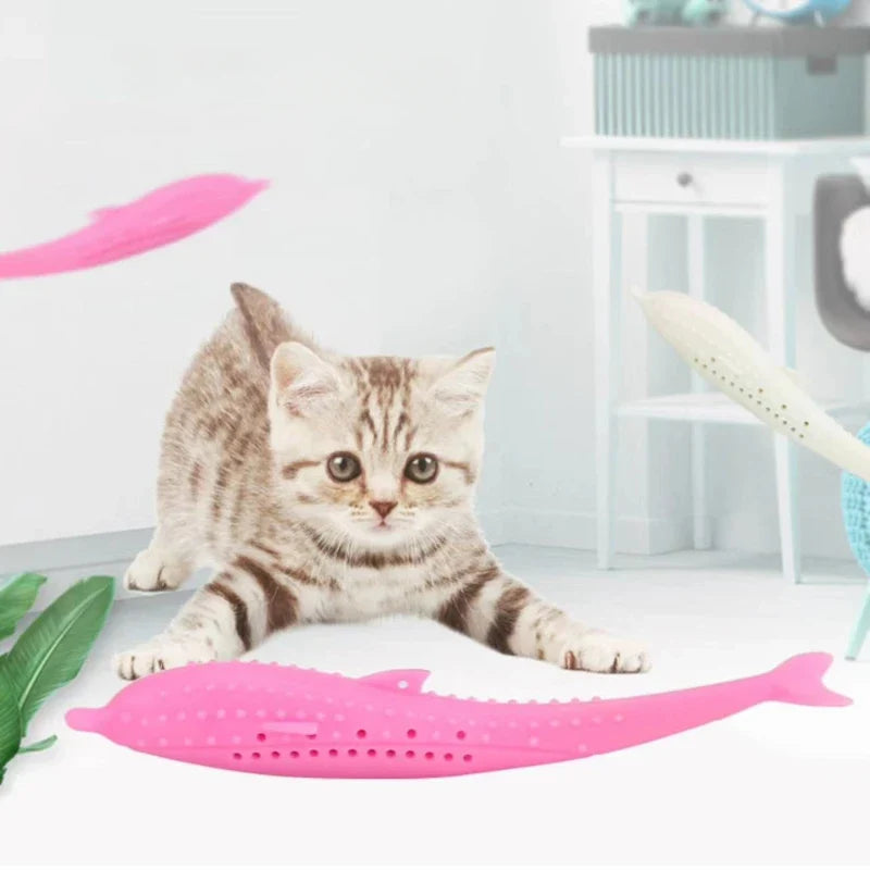 Cat Teeth Brushing Toy Teeth Cleaning Cat - MyPetDollar.com