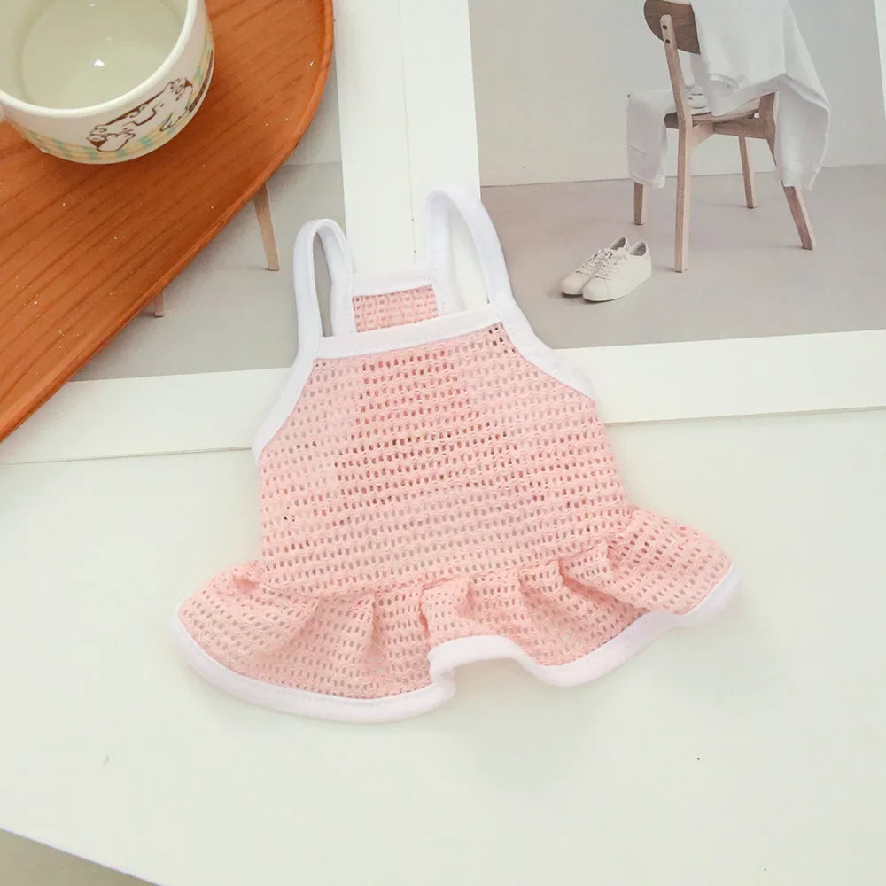 Pet Dress Mesh Breathable Cool Strap Skirt - MyPetDollar.com