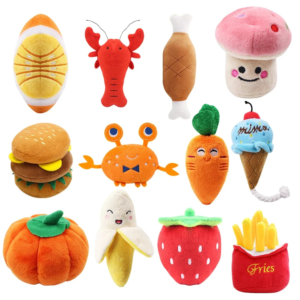 1Pc Pet Toys Fruit Animals Cartoon Dog Toy - MyPetDollar.com