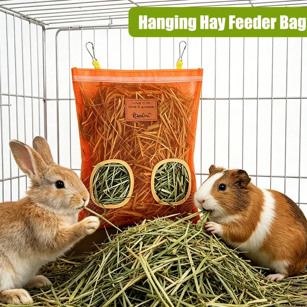 Transparent Small Animals Hay Feeder Bag for - MyPetDollar.com