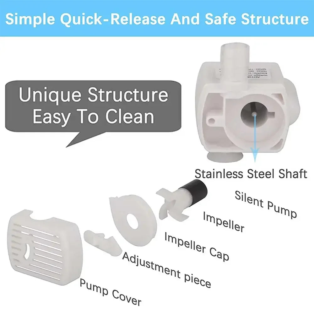 Water Pump Pet Cat Water Fountain Anti-dry - MyPetDollar.com