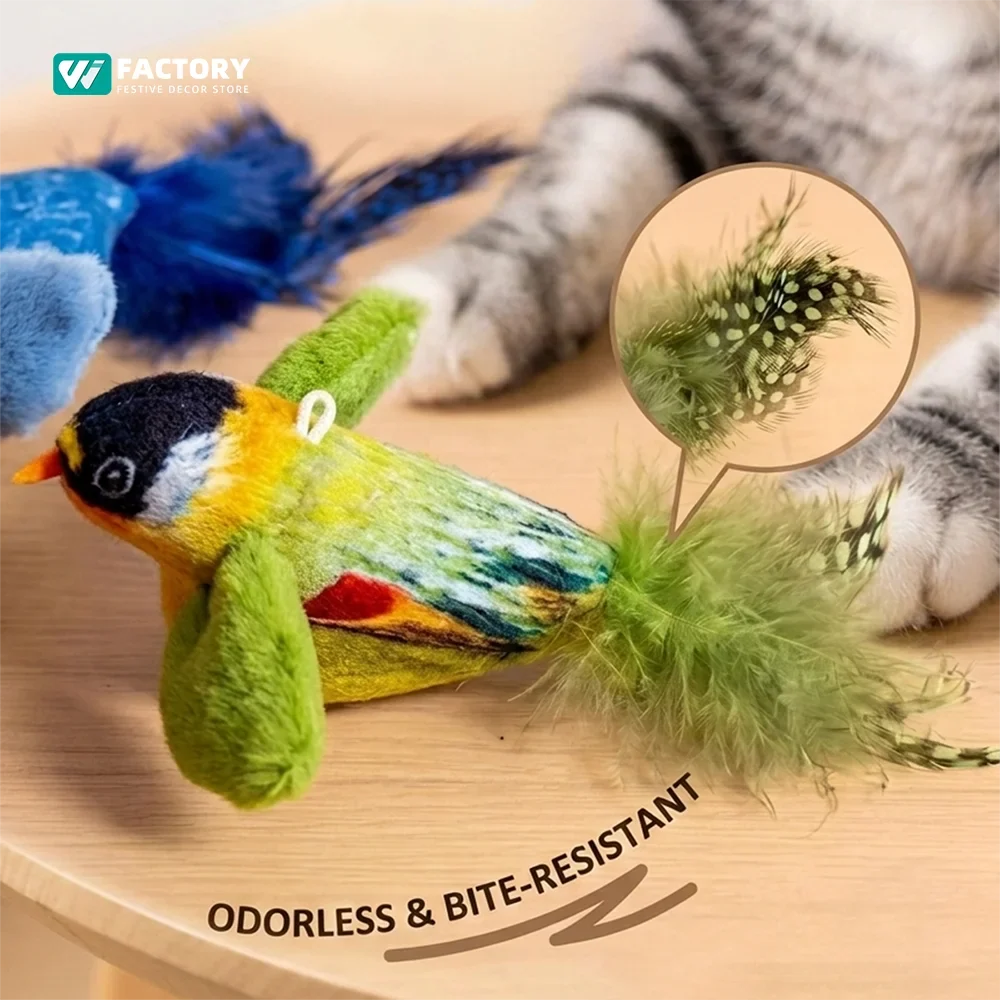 3pcs Indoor Interactive Birds Toy for Cat - MyPetDollar.com