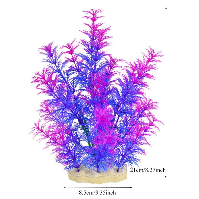 Artificial Aquarium Decor Plants Plastic - MyPetDollar.com