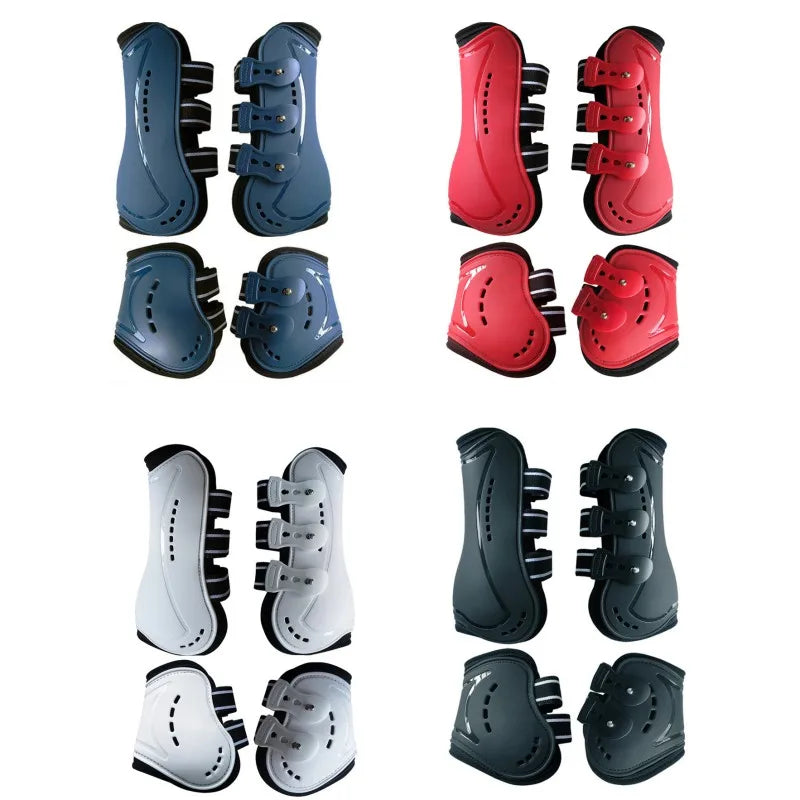 4 Pcs/Set Horse Leg Guard PU Shell Horse - MyPetDollar.com