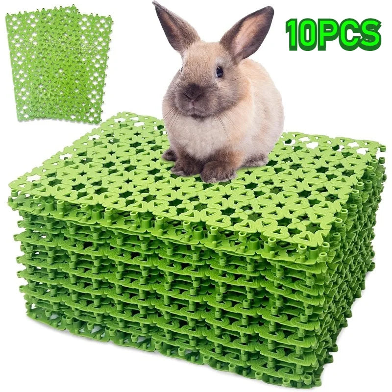 10pcs Rabbit Cage Mats Feet Pad Plastic Cage - MyPetDollar.com