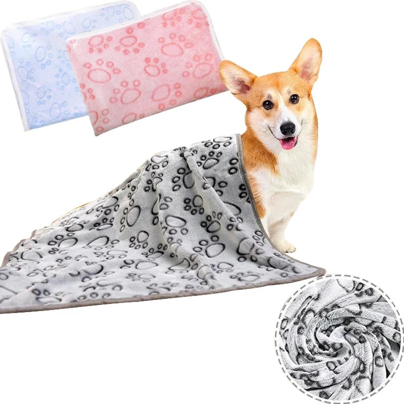 Dog Bed Mat Blanket Soft Fluffy Pet Sleeping - MyPetDollar.com