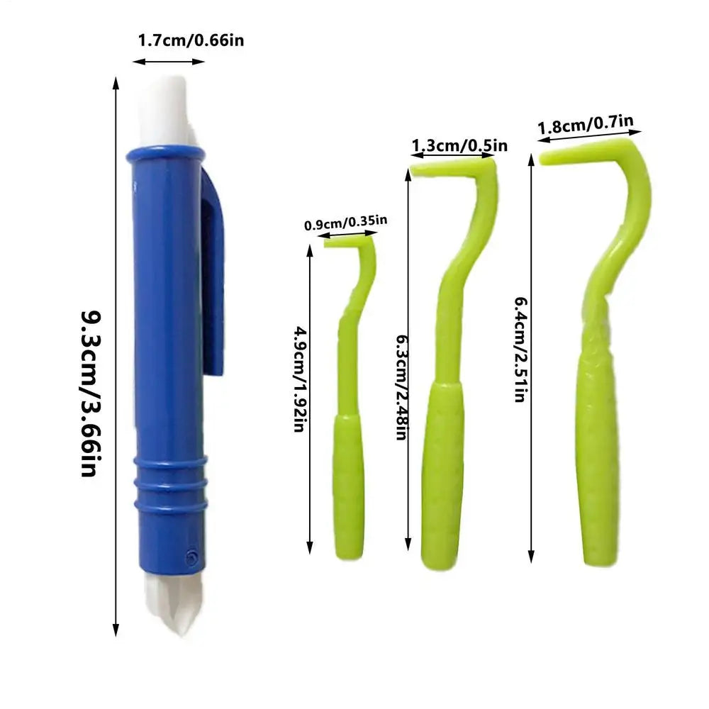 Flea Remover Hook Tick Removal Tweezer Pull Cat & Dog – 3 Colors