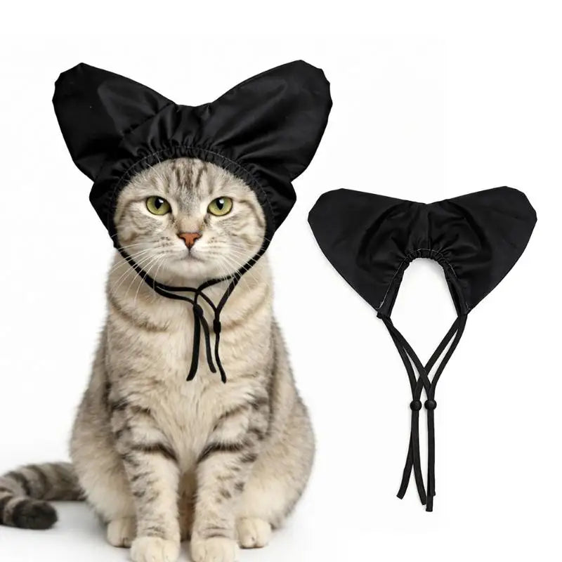 Adjustable Waterproof Shower Cap for Cats