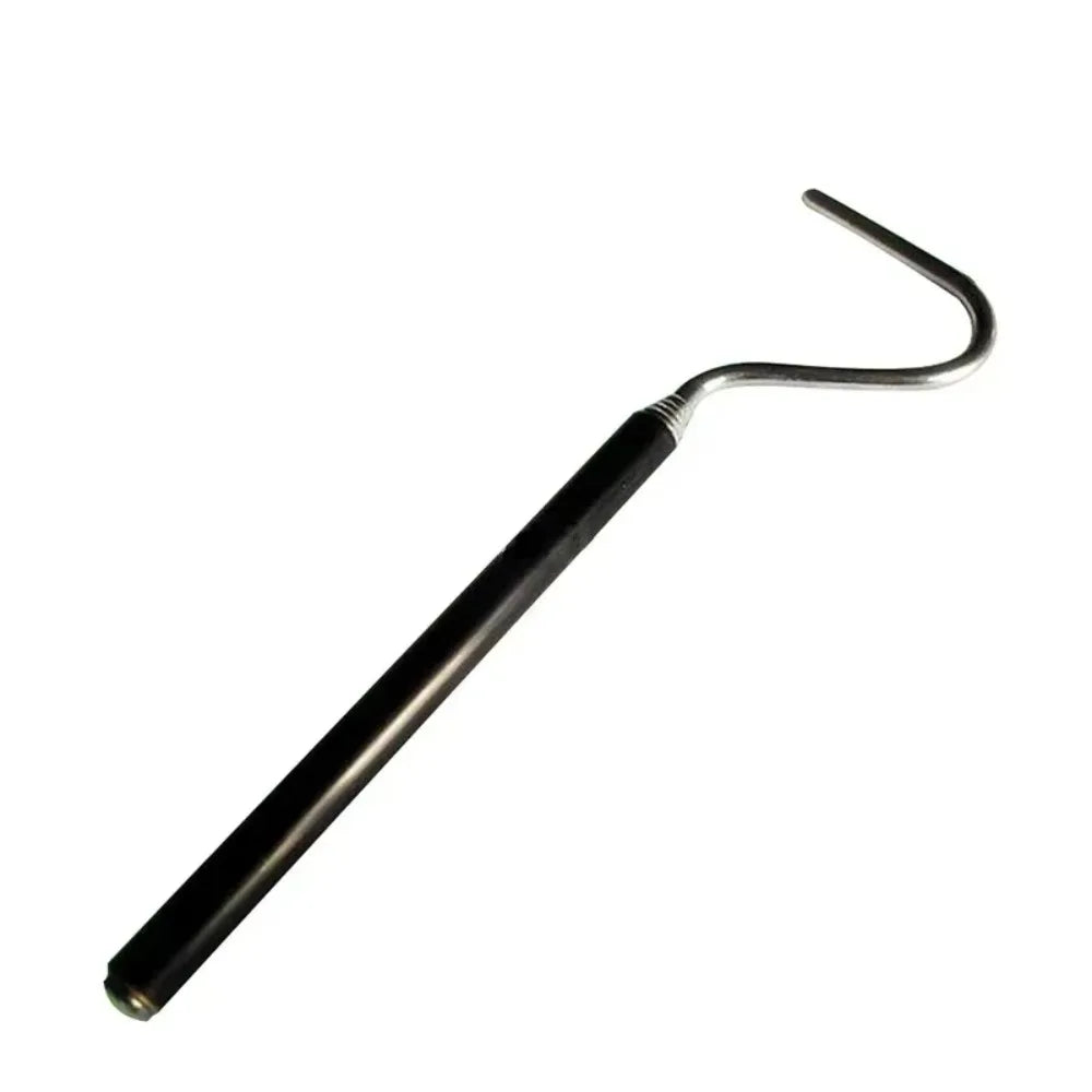Non-Slip Adjustable Snake Hook Stainless Steel Retractable Catching for Reptiles