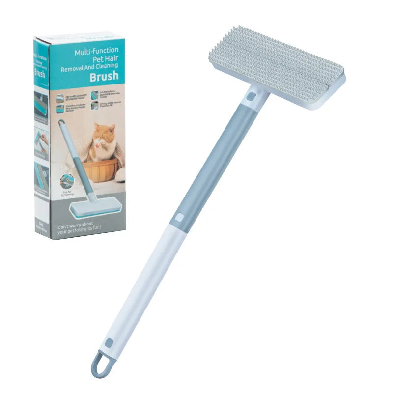 Long Handle Pet Hair Remover Brush Static Cats Cleaner, Washable