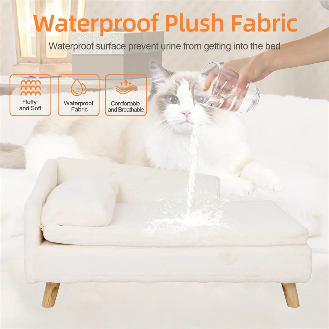 L Shape Dog Sofa Bed Cat Cushion Chaise - MyPetDollar.com