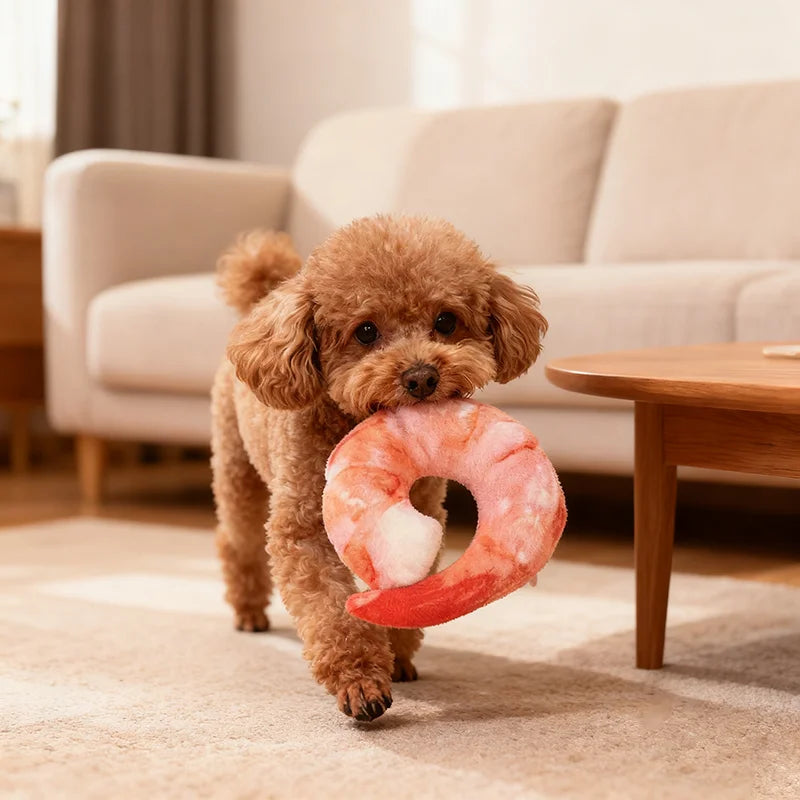 Durable Eco Friendly Plush Pizza Pet Toy - MyPetDollar.com