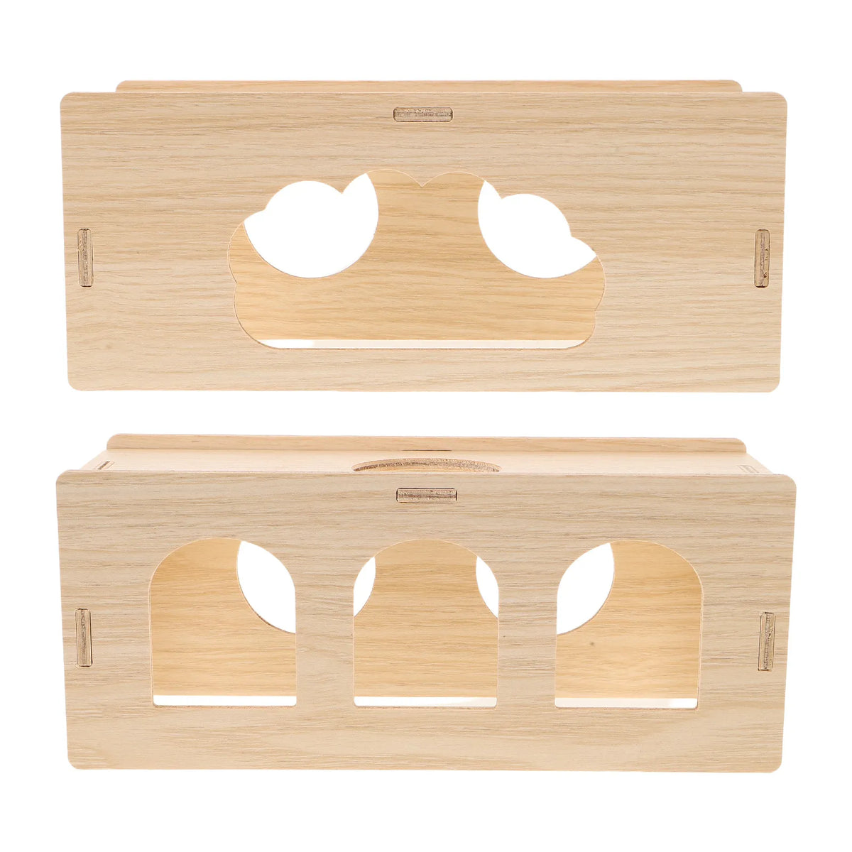 2Pcs Hamster Wooden Tunnel Chamber Creative - MyPetDollar.com