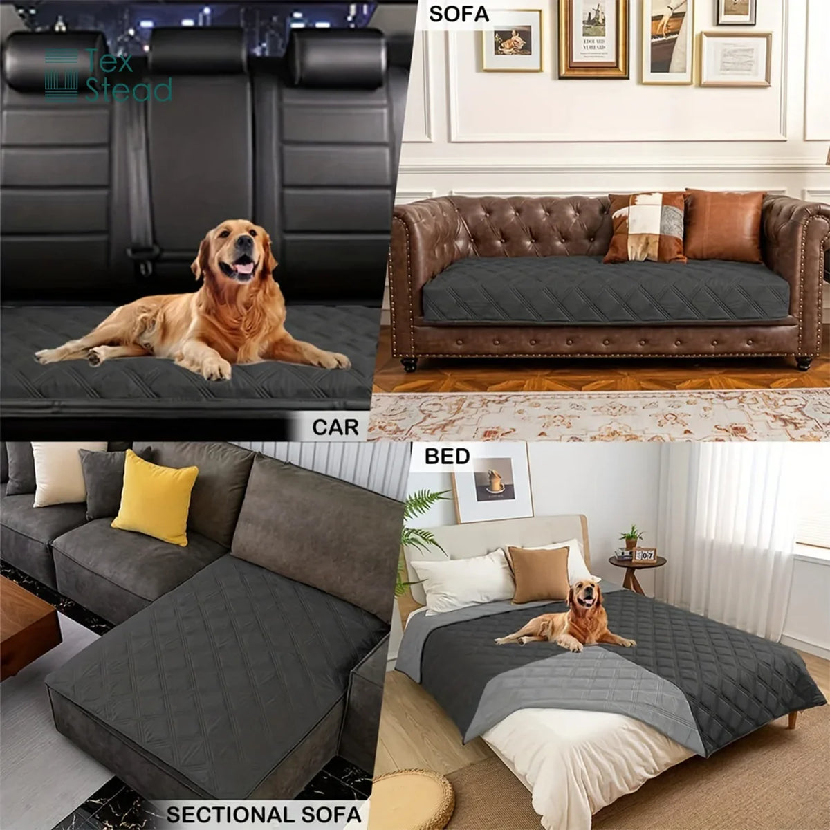 Reversible Waterproof Dog Bed Cover & Pet - MyPetDollar.com