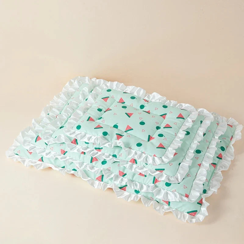 Summer New Pet Lace Ice Cushion Washable - MyPetDollar.com