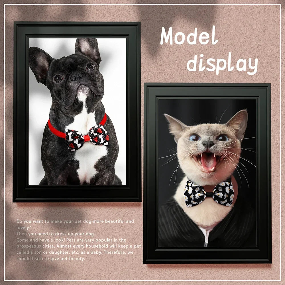 50/100pcs Bluk Dog Bow tie Fashion Small Dog - MyPetDollar.com